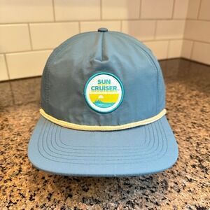SUN CRUISER Rope Hat Snapback Hat‎ Mens OS Teal Polyester Blend